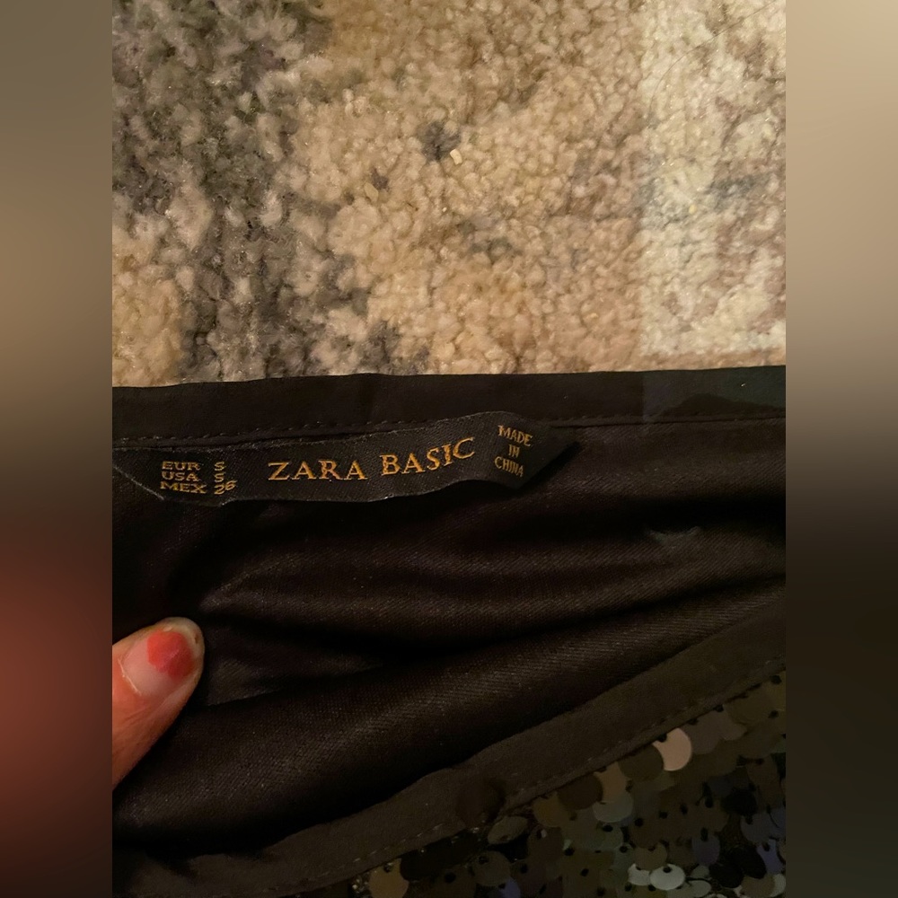 Zara sequin mini skirt - Picture 4 of 4